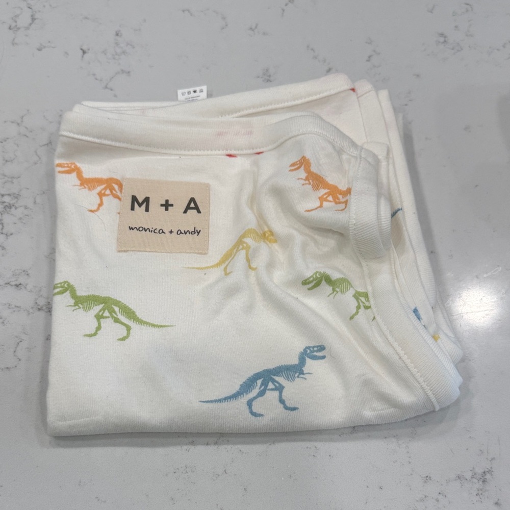 Monica + Andy Dinosaur Print Blanket